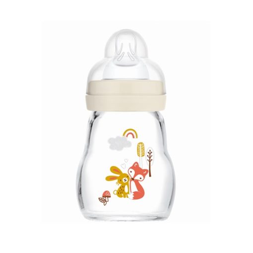 MAM Feel Good 370SU Baby Glass Bottle (0m+) 170ml