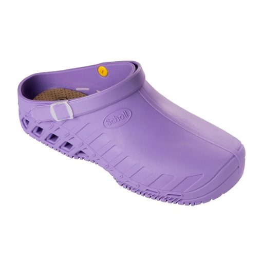 Scholl Evo Clog Professional Anatomic Anti-slip Clog No.37 in Lilac Color 1pair