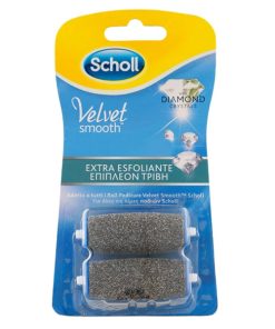 Scholl Velvet Smooth Diamond Spare Parts For Foot File 2pcs