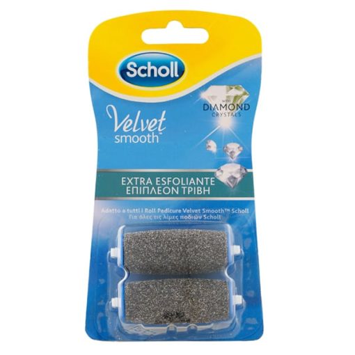 Scholl Velvet Smooth Diamond Spare Parts For Foot File 2pcs