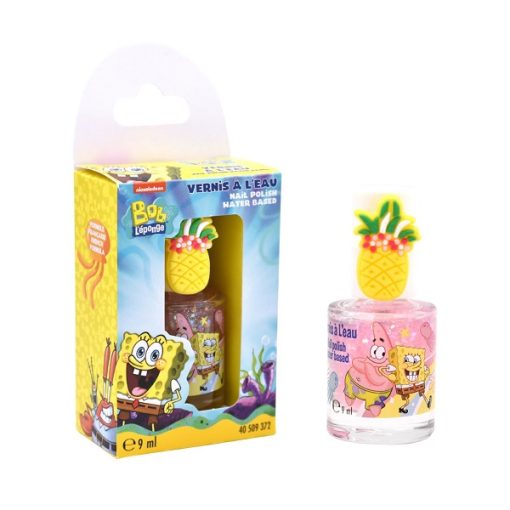 Take Care Children's Sponge Bob Water-Based Nail Polish With Gift Ring 9ml