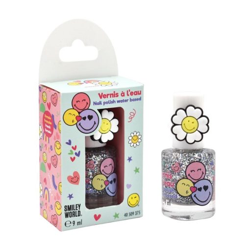 Take Care Smiley Kids Water Nail Polish With Glitter & Ring 9ml