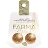 Farma Bijoux Gold Plated Botton Earrings 15mm