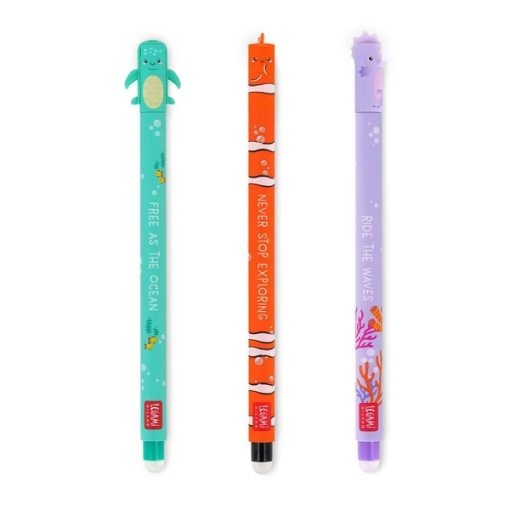 Legami Set of 3 Erasable Gel Pens