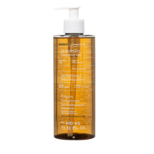 Korres Olympus Tea Oil Balancing Cleansing Gel 400ml