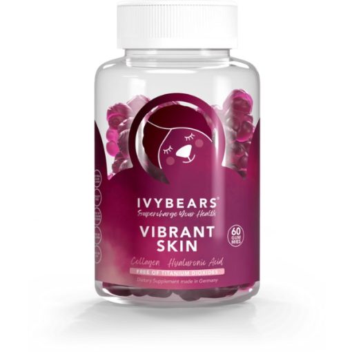 IvyBears Vibrant Skin Nutritional Supplement to Nourish & Hydrate the Skin 60 Gummies