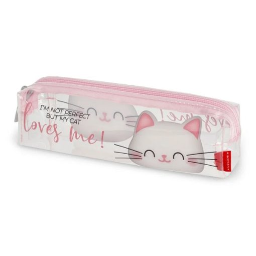 Legami Transparent Pencil Case Kitty 1pc