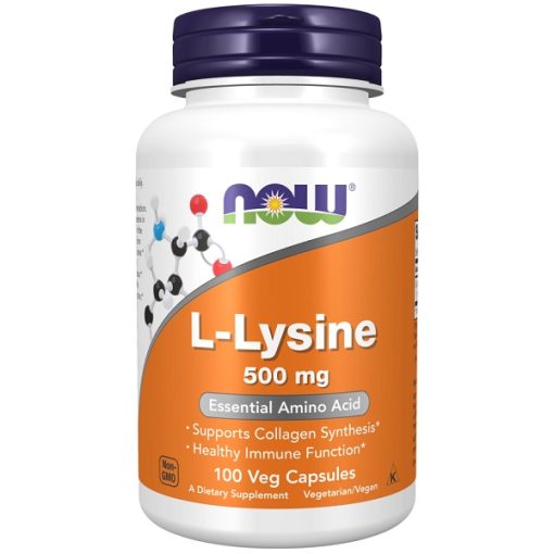 Now Foods L-Lycine 500mg 100caps