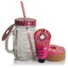 Pokhara Bath Set Crystal Jar – Donut Strawberry