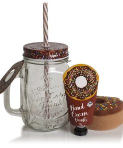 Pokhara Bath Set Crystal Jar – Donut Vanilla