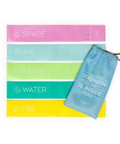 Set of 5 Fitness Resistance Bands - The Five Elements