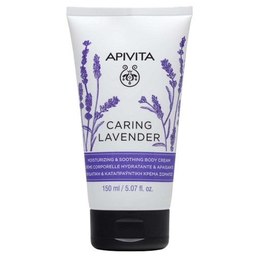 Apivita Caring Lavender Moisturising & Soothing Body Cream 150ml