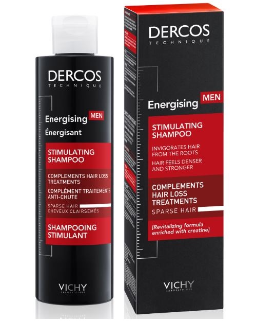 Vichy Dercos Energising erősítő sampon hajhullás ellen uraknak 200 ml