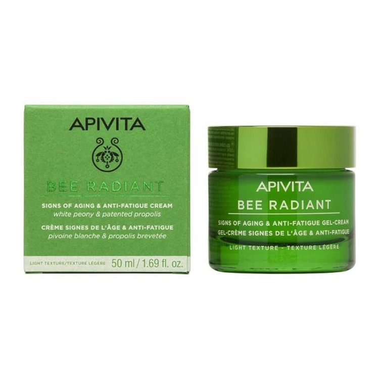 Apivita Bee Radiant Signs of Aging & Anti-Fatigue Gel-Cream - Light Texture 50ml