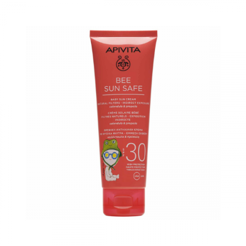 Apivita Bee Sun Safe SPF30 Baby Sun Cream Natural Filters - Indirect Exposure 100ml