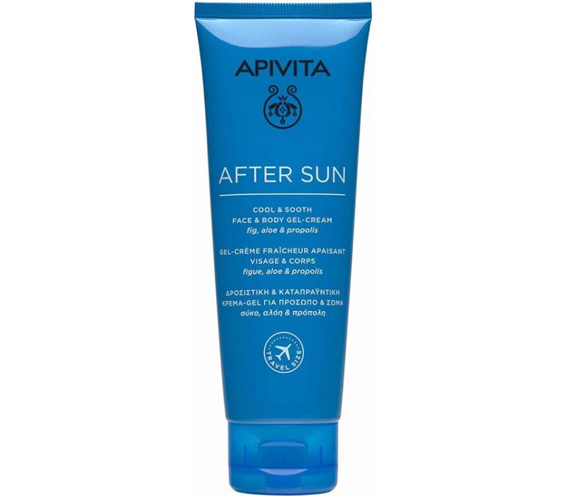 Apivita Bee Sun Safe After Sun Cool & Sooth Face & Body Gel-Cream Travel Size 100ml