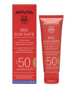 Apivita Bee Sun Safe SPF50 Hydra Fresh Tinted Face Gel-Cream 50ml