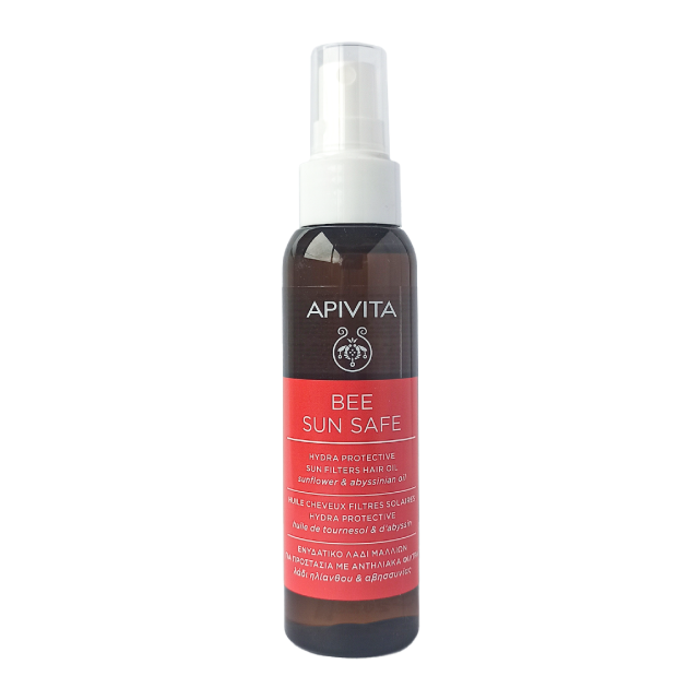 Apivita Bee Sun Safe Hydra Protective Sun Filters Hair Oil 100ml | Foto  Pharmacy