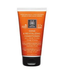 Apivita Shine and Revitalizing Conditioner for All Hair Types with Orange & Honey 150ml