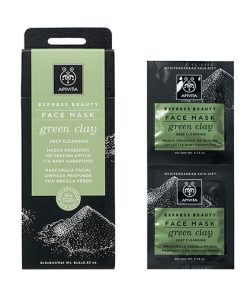 Apivita Express Beauty Face Mask with Green Clay 2x8ml