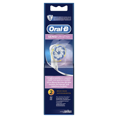 Kapper ze Bloody Oral-B Sensi Ultra-Thin Replacement Toothbrush Heads 2pcs | Foto Pharmacy