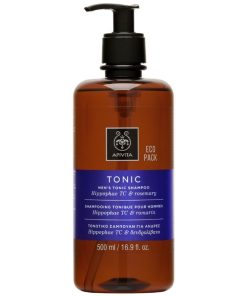 Apivita Men's Tonic Shampoo with Hippophae TC & Rosemary Ecopack 500ml