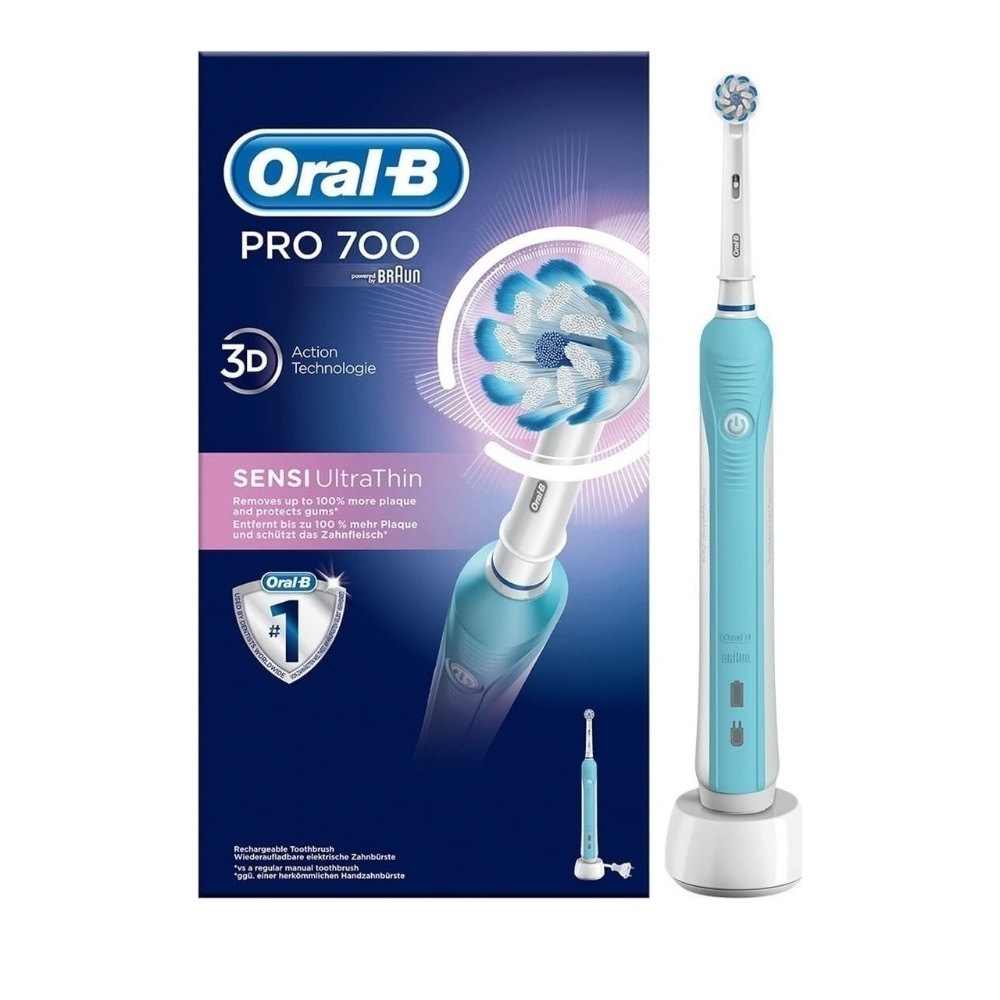 Aanvankelijk Uitdaging ik heb honger Oral-B Pro 700 Sensi Ultra Thin Electric Rechargeable Toothbrush | Foto  Pharmacy