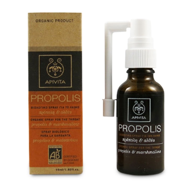 Apivita Organic Spray For The Throat with Propolis 30ml
