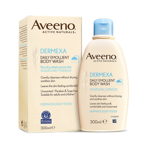 Aveeno Dermexa Daily Emollient Body Wash 300ml