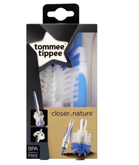 TOMMEE TIPPEE BOTTLE And TEAT BRUSH Assorted Colours 