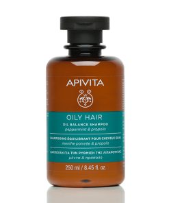 Apivita Oil Balance Shampoo with Peppermint & Propolis 250ml