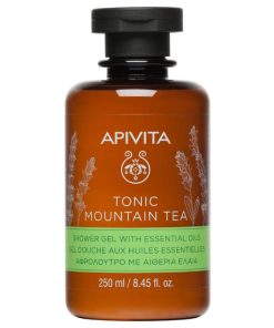 Apivita Tonic Mountain Tea Shower Gel with Essential Oils 250ml